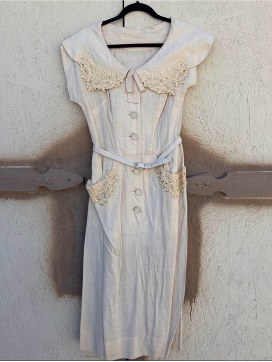 Vintage Dresses & Skirts - 1940s/1950s button-front dress Size Small